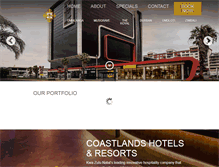 Tablet Screenshot of coastlands.co.za